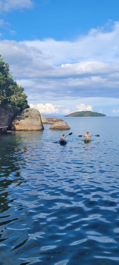 Villa Refugio Na Frente Do Mar Em Ilha De Araujo Parati Esterno foto